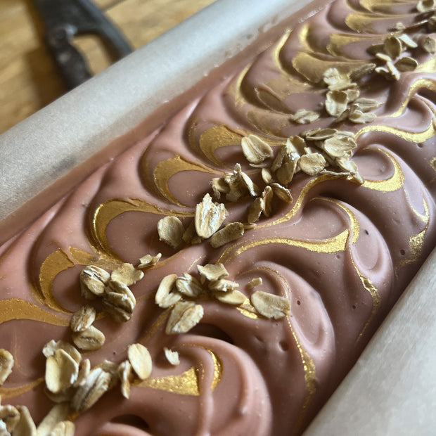 Strawberry Rhubarb Cold Process Soap