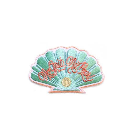 Antiquaria - No Grit No Pearl Embroidered Patch